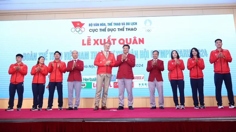 Vận động viên Việt Nam nhập Làng VĐV Olympic