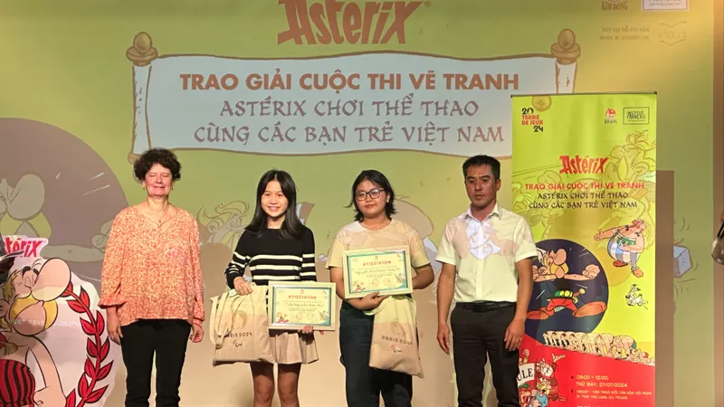 "Ngày hội Astérix 2024" đến với bạn đọc tại TPHCM 