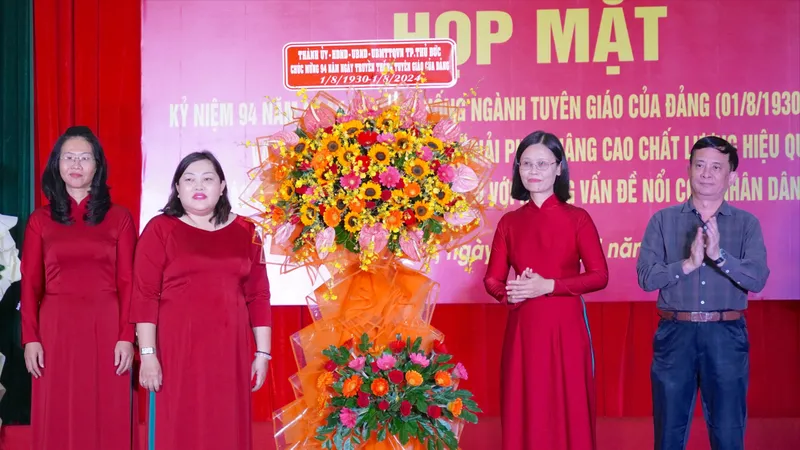 TP Thủ Đức: Bám sát thực tiễn cuộc sống để nắm tình hình dư luận 