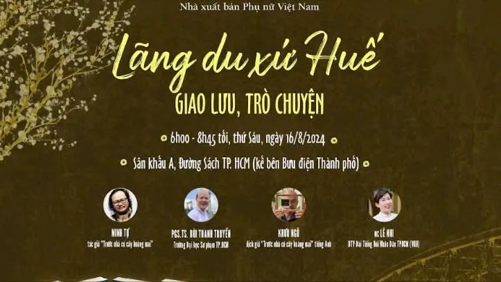 “Lãng du xứ Huế” tại Đường sách TPHCM