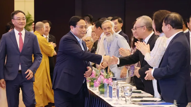 Thủ tướng Phạm Minh Chính dự Hội nghị "Người Việt Nam ở nước ngoài trên toàn thế giới" lần thứ IV