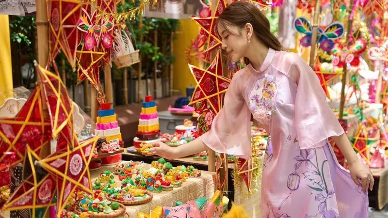 Không gian Trung thu ngập tràn trong căn biệt thự cổ ở Hà Nội