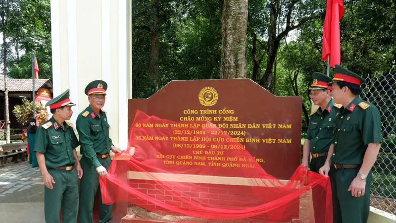 Khánh thành Cổng Khu di tích Bộ tư lệnh Quân khu 5