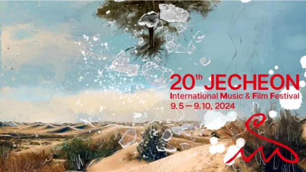 Korea Post: Poster Liên hoan phim và âm nhạc quốc tế Jecheon