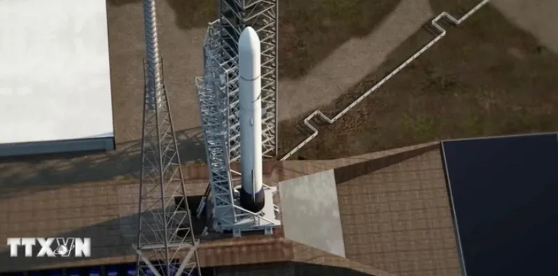 Tên lửa đẩy New Glenn của Tập đoàn Blue Origin (Mỹ). Ảnh: Blue Origin/TTXVN
