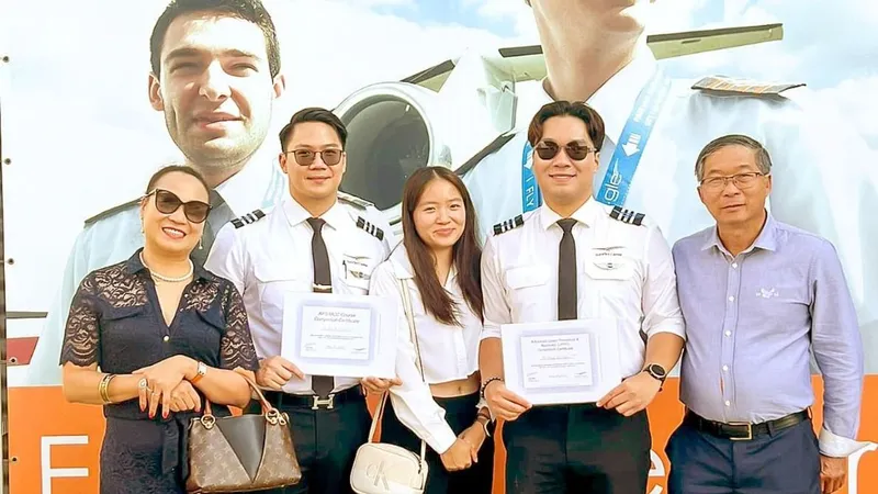 Nuôi con học phi công ở Bỉ