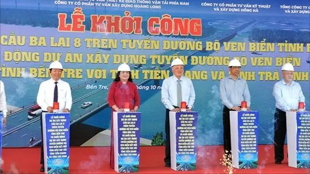 Bến Tre: Khởi công cầu Ba Lai 8