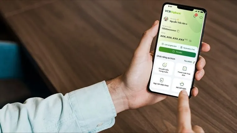 Ra mắt giao diện "An vui" trên ngân hàng số VCB Digibank