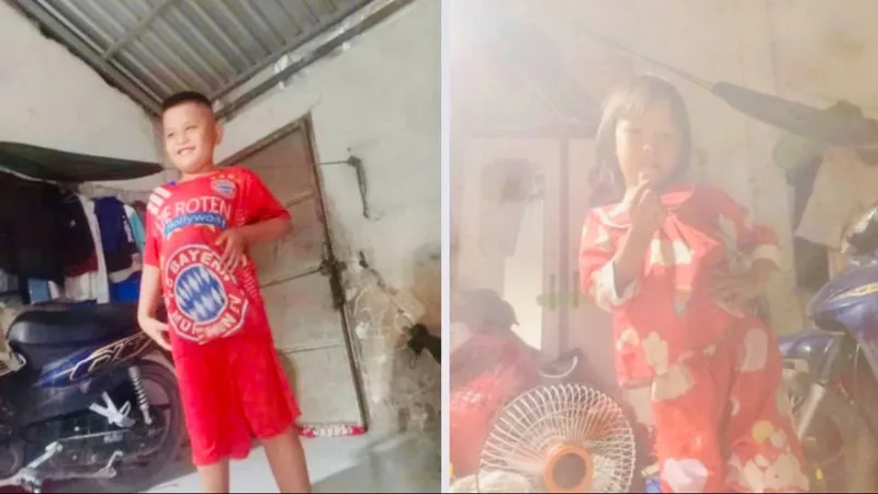 Bé trai 9 tuổi và bé gái 5 tuổi mất liên lạc với gia đình nhiều ngày nay nhưng chưa tìm thấy.