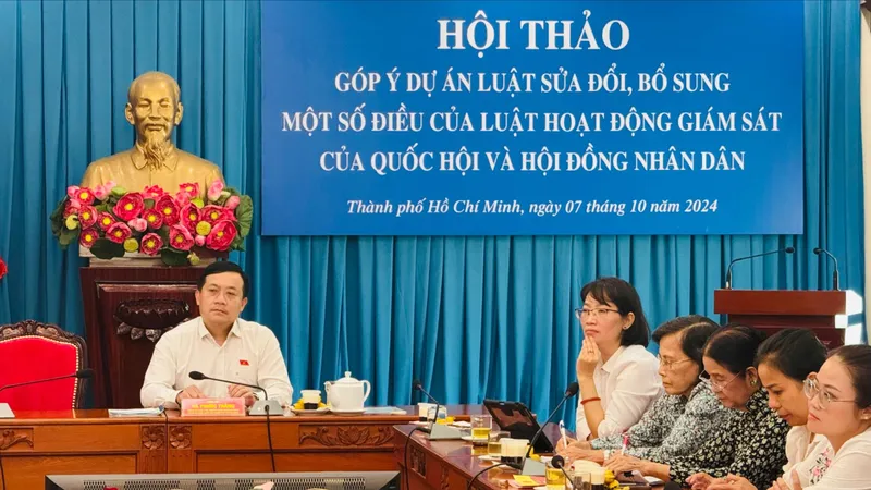Đoàn Đại biểu Quốc hội TPHCM tổ chức hội thảo ngày 7-10