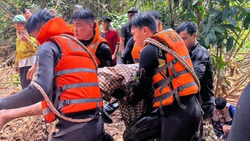 Bình Phước: Tìm thấy thi thể phụ nữ bị nước cuốn trôi