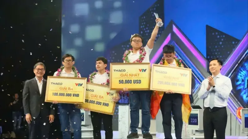 Văn nghệ tại điểm cầu Thừa Thiên Huế cổ vũ cho cuộc thi chung kết Đường lên đỉnh Olympia 2024
