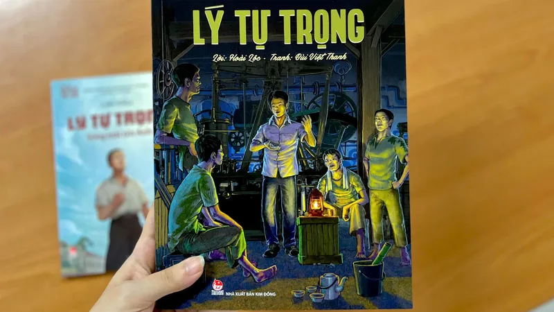 2 cuốn sách về anh Lý Tự Trọng dành cho độc giả nhỏ tuổi