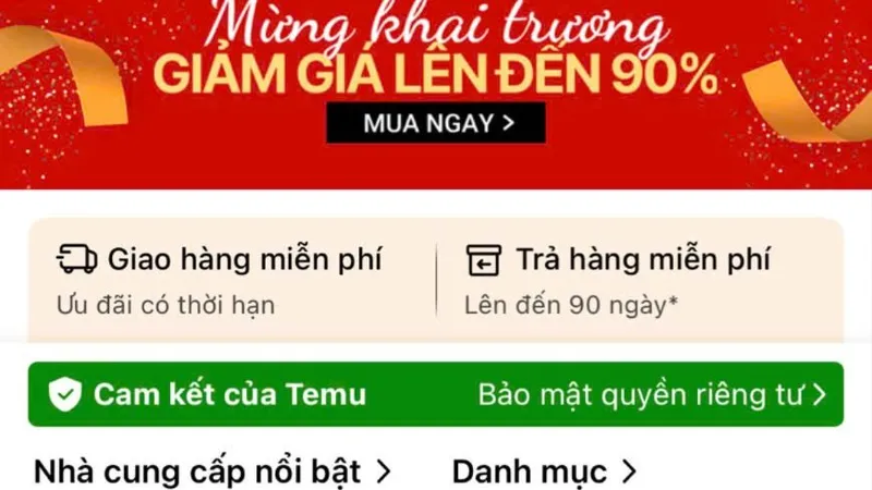 Một số mặt hàng bán trên sàn thương mại điện tử nước ngoài giảm giá tới 90%