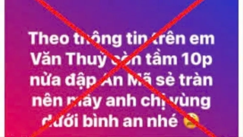 Quảng Bình: Đề nghị xử lý các fanpage thông tin sai sự thật về lũ lụt gây hoang mang dư luận