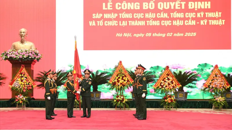 Bộ Quốc phòng công bố quyết định sáp nhập Tổng cục Hậu cần, Tổng cục Kỹ thuật