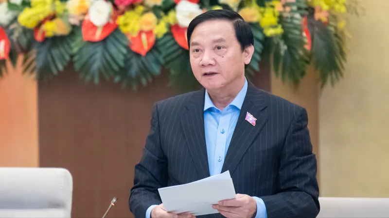 Phó Chủ tịch Quốc hội Nguyễn Khắc Định kết luận nội dung thảo luận 