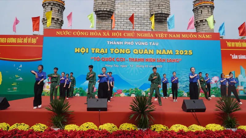 Chương trình văn nghệ khai mạc Hội trại tòng quân TP Vũng Tàu 2025