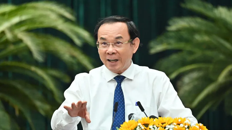 Bí thư Thành ủy TPHCM Nguyễn Văn Nên: Kỳ vọng đồng chí Nguyễn Văn Được là "trung phong cắm" năng động, dám nghĩ, dám làm, đưa thành phố phát triển