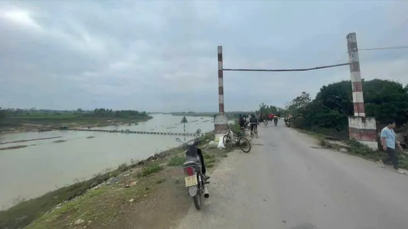 2 học sinh mất tích trên sông Chu ở Thanh Hóa