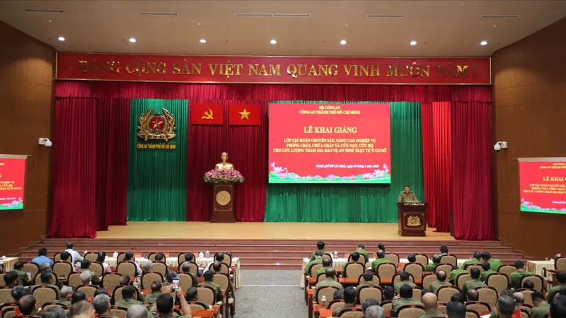 TPHCM tập huấn chuyên sâu PCCC cho lực lượng bảo vệ an ninh trật tự cơ sở 