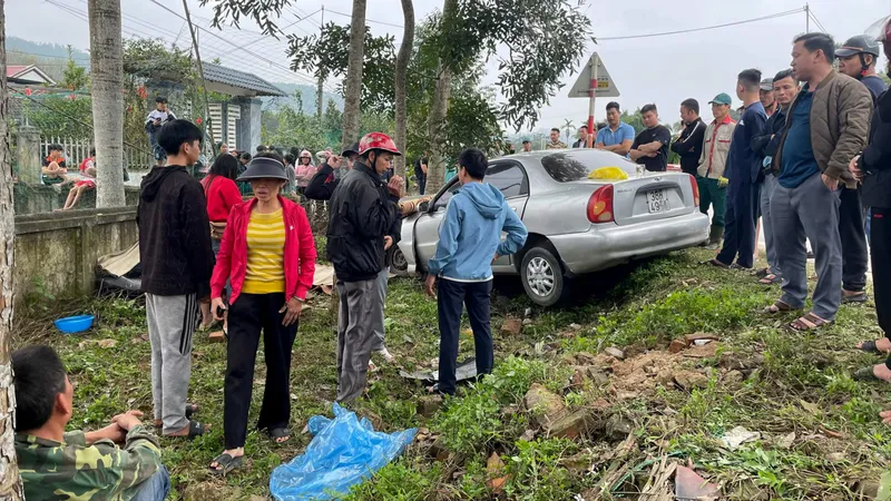 Hiện trường vụ tai nạn 