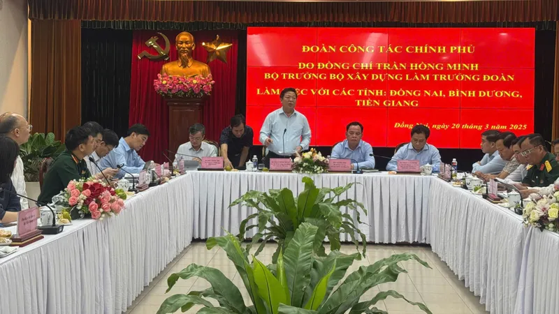Đoàn công tác của Chính phủ làm việc với lãnh đạo tỉnh Đồng Nai, Bình Dương, Tiền Giang