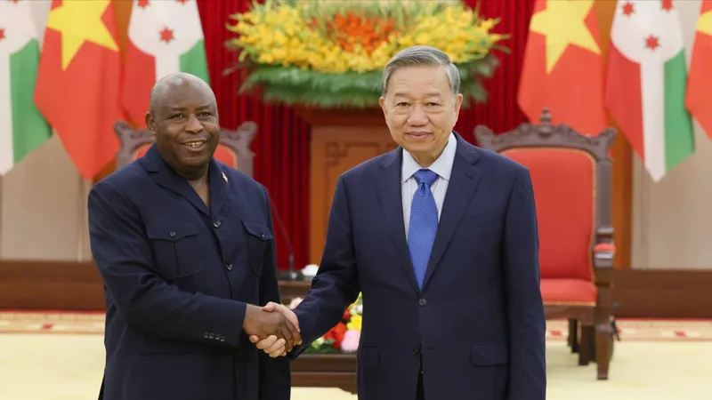 Tổng Bí thư Tô Lâm tiếp Tổng thống Cộng hòa Burundi