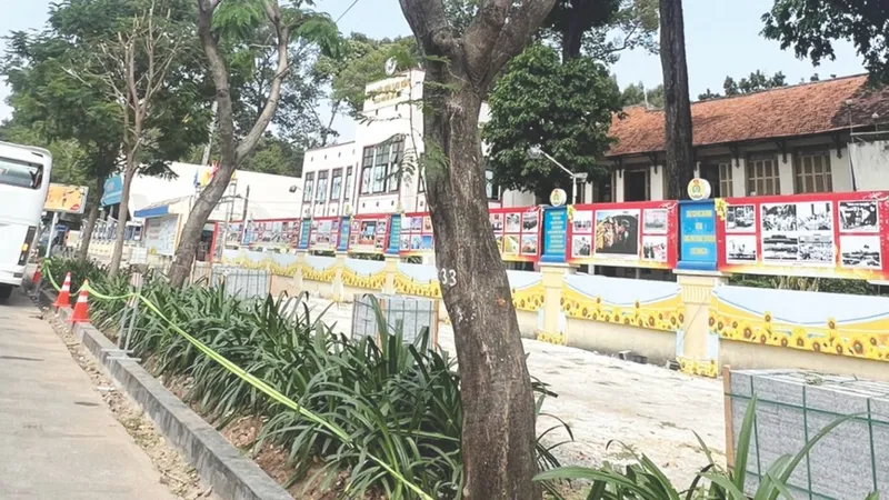 Chỉnh trang vỉa hè đường Nguyễn Thị Minh Khai (quận 1), 17 cây xanh bị ảnh hưởng