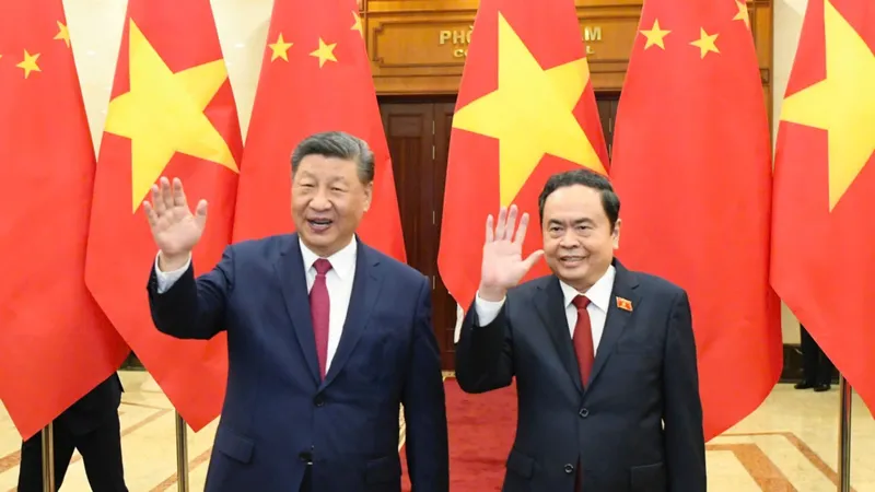 Chủ tịch Quốc hội Trần Thanh Mẫn hội kiến Tổng Bí thư, Chủ tịch nước Trung Quốc Tập Cận Bình