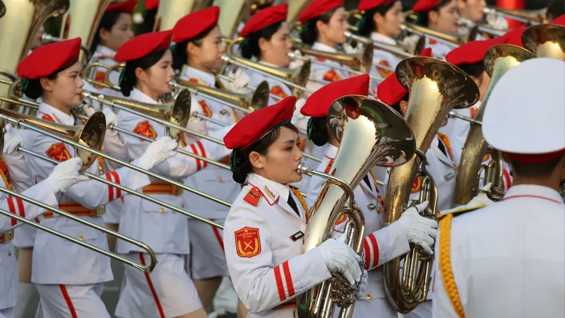 Các lực lượng quân đội sẽ tham gia Tổng hợp luyện diễu binh, diễu hành. Ảnh: DŨNG PHƯƠNG