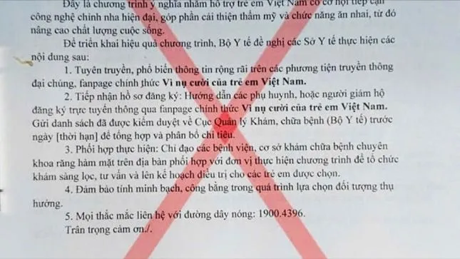 Lại giả mạo văn bản của Bộ Y tế