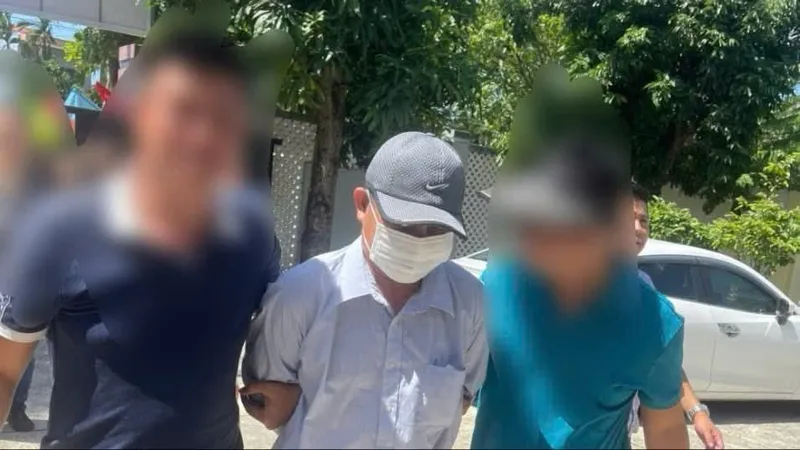 Nghi phạm Võ Thế Hùng bị bắt giữ