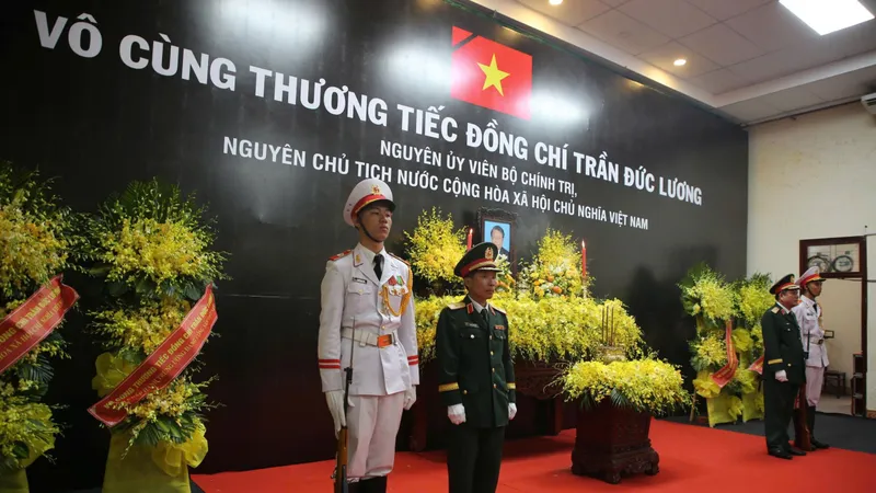 Trang nghiêm Lễ truy điệu nguyên Chủ tịch nước Trần Đức Lương