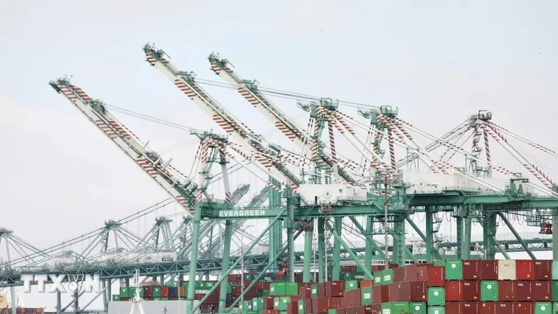 Mỹ: Lượng hàng hóa tăng đột biến, các cảng biển có nguy cơ tắc nghẽn