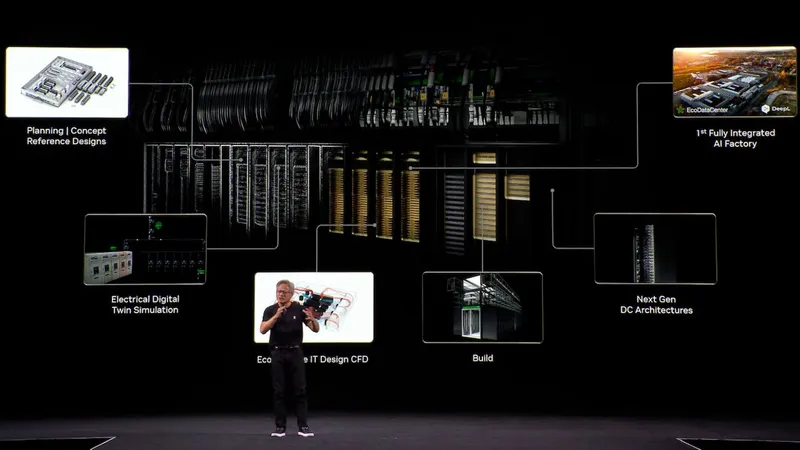 Ông Jenseng Huang, CEO Nvidia tại sự kiện.