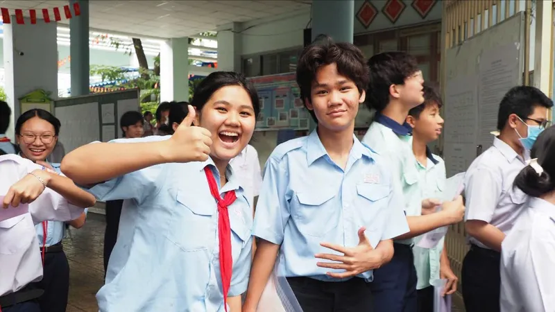 TPHCM công bố phổ điểm 3 môn thi lớp 10 năm học 2025-2026