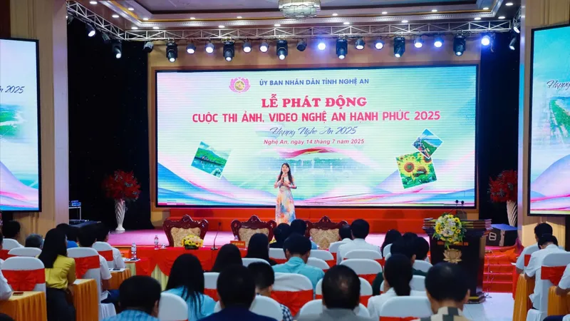 Phát động cuộc thi ảnh, video “Nghệ An hạnh phúc - Happy Nghệ An 2025”