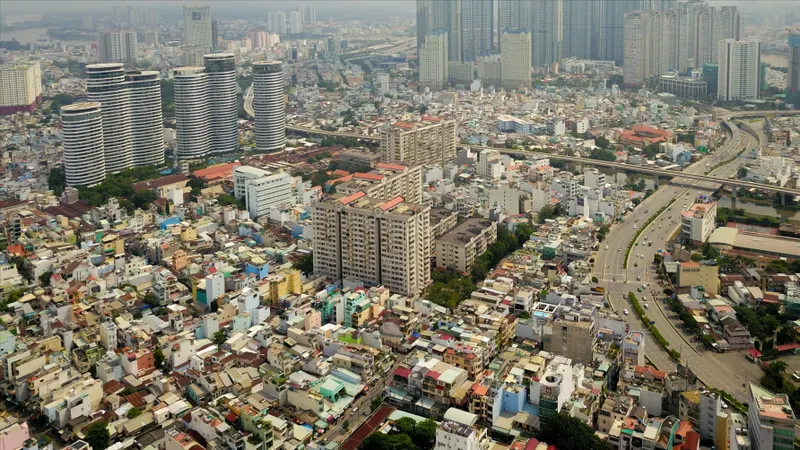 Toàn cảnh đô thị TPHCM. Ảnh: Hoàng Hùng