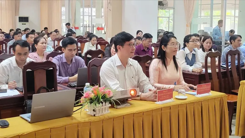 Quang cảnh lớp Bồi dưỡng nghiệp vụ
