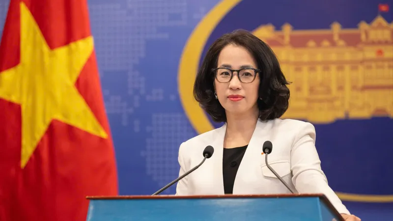 Người phát ngôn Bộ Ngoại giao Phạm Thu Hằng
