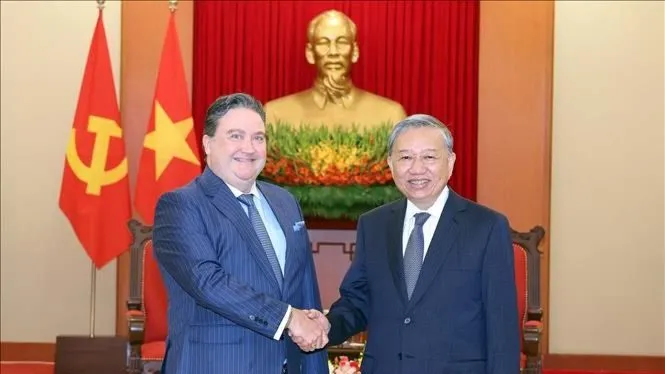 Tổng Bí thư Tô Lâm tiếp Đại sứ Hoa Kỳ tại Việt Nam Marc E. Knapper