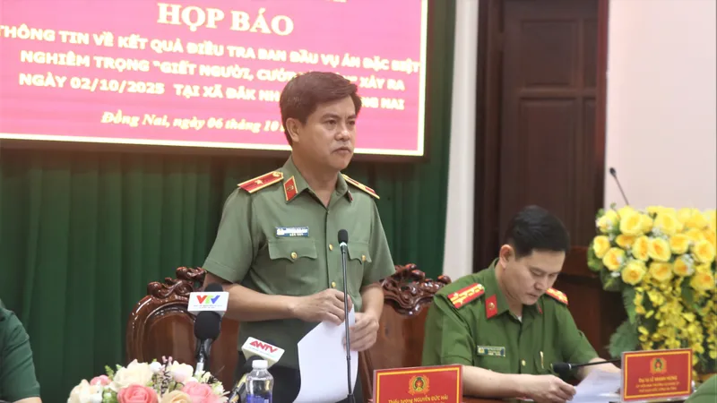 Vụ giết 3 người ở Đồng Nai: Công an phá án trong 56 giờ 