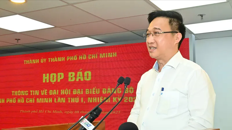 Phiên khai mạc Đại hội đại biểu Đảng bộ TPHCM nhiệm kỳ 2025-2030 được truyền hình trực tiếp tại 4 điểm cầu