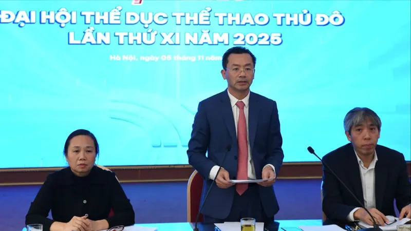 Sở VH-TT Hà Nội tổ chức họp báo về Đại hội Thể dục thể thao Thủ đô lần thứ XI - năm 2025