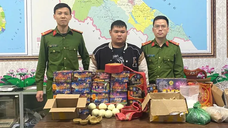  Triệt phá đường dây buôn bán khoảng 7 tấn pháo nổ 