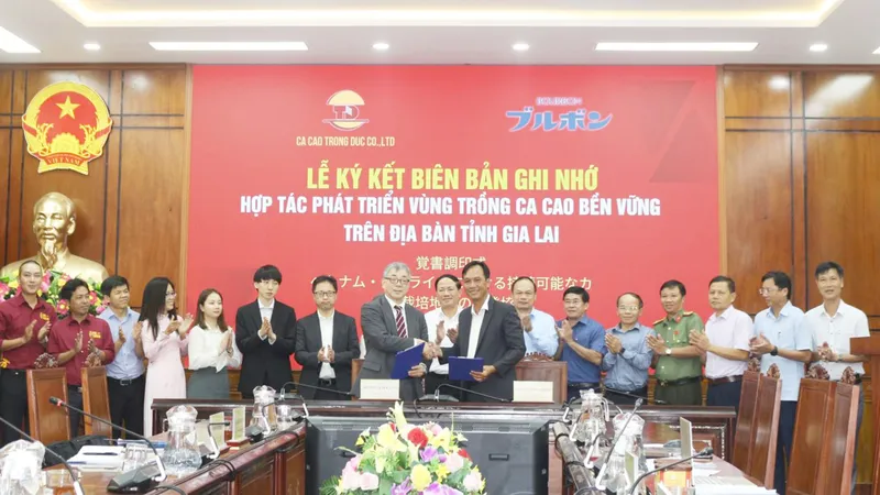 Tập đoàn Nhật Bản muốn mở vùng nguyên liệu ca cao tại Gia Lai