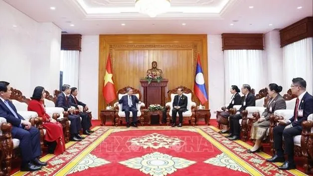 Tổng Bí thư Tô Lâm thăm các nguyên lãnh đạo Lào