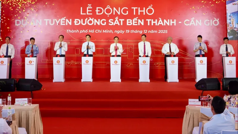 TPHCM động thổ tuyến metro Bến Thành – Cần Giờ