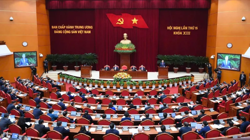 Ngày làm việc thứ hai và bế mạc Hội nghị lần thứ 15 Ban Chấp hành Trung ương Đảng khóa XIII